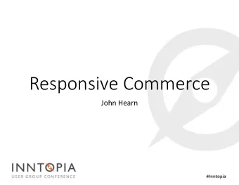Responsive Commerce  John Hearn  New Releases  Product Bundling  Package Builder