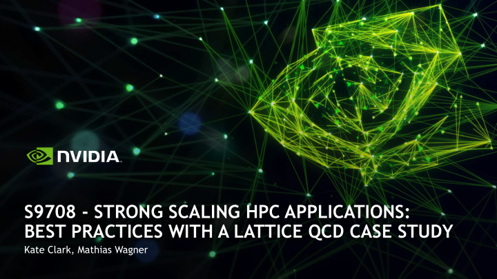 s9708 strong scaling hpc applications best practices with
