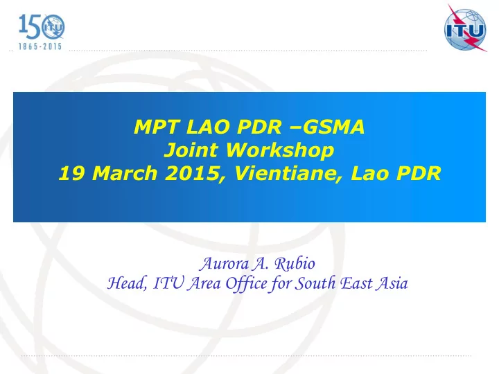 19 march 2015 vientiane lao pdr