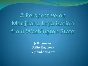 Utility Engineer  September 11,2017  Contents  Plant Education  Grower Tour  Grower