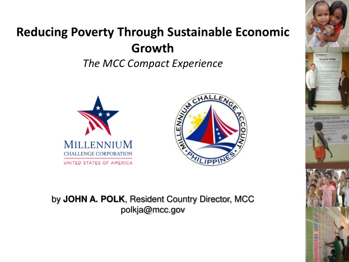 reducing poverty through sustainable economic