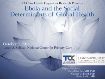 Official Statement  The project described was supported by  the National Institute on Minority