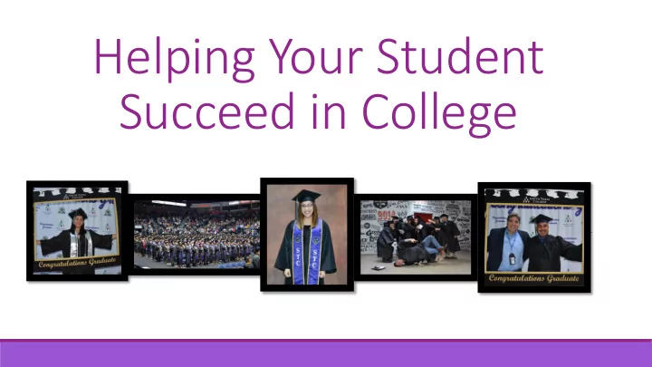 helping your student