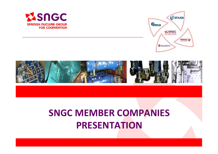 sngc member companies presentation ensa es