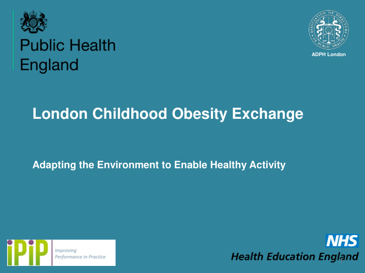 london childhood obesity exchange
