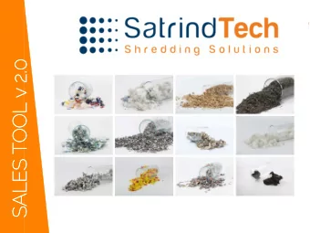 2.0  v 2.  OOL v  S TOOL  ALES T  SAL  1 SatrindTech S.r.l. | Via Monfalcone 122 | 20010 Arluno