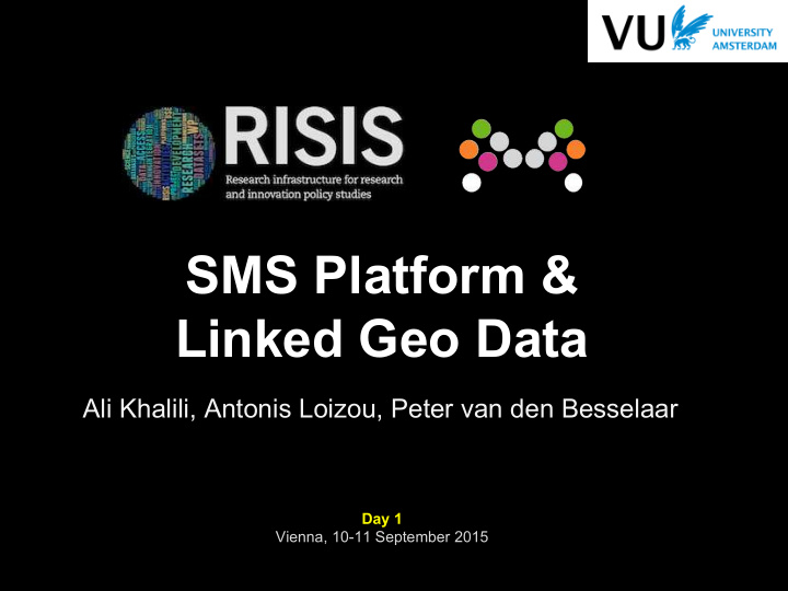 sms platform linked geo data