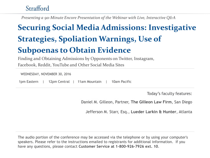 securing social media admissions investigative strategies