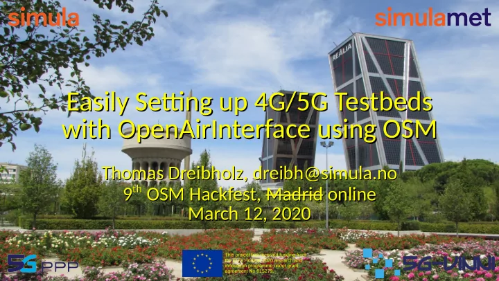 easily settjng up 4g 5g testbeds easily settjng up 4g 5g