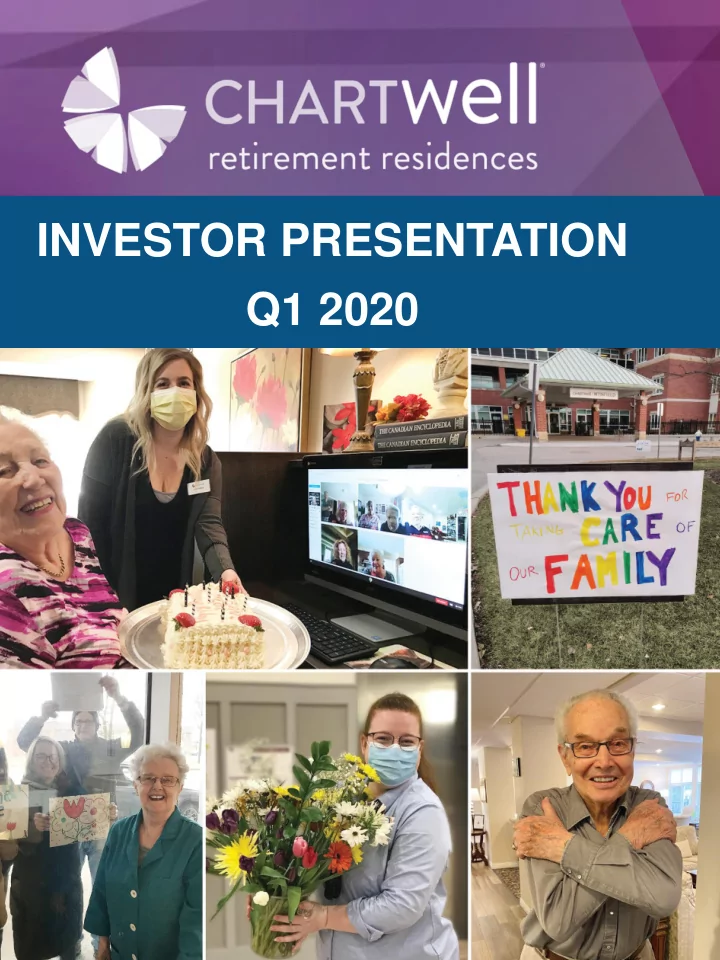 investor presentation q1 2020 cautionary statements