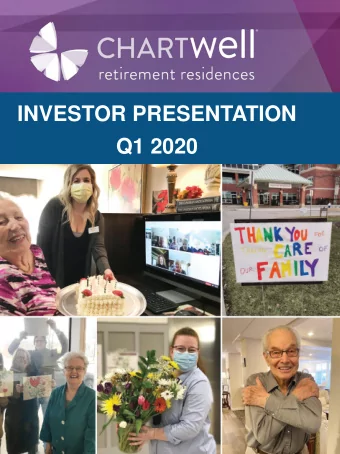 INVESTOR PRESENTATION  Q1 2020  CAUTIONARY STATEMENTS  This presentation contains forward-looking