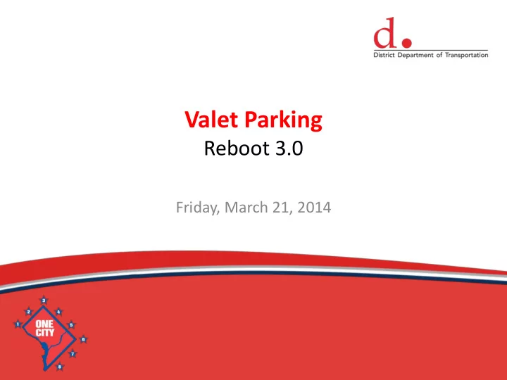 valet parking