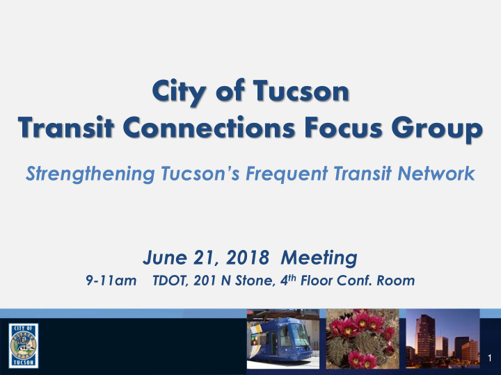 transit connections focus group