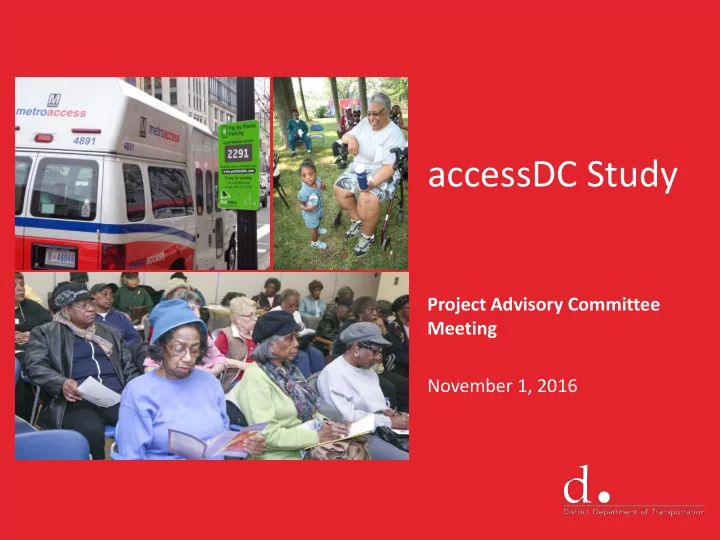 accessdc study