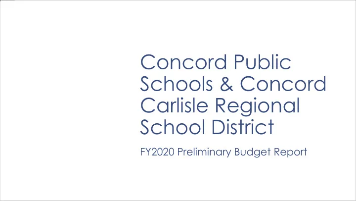 concord public