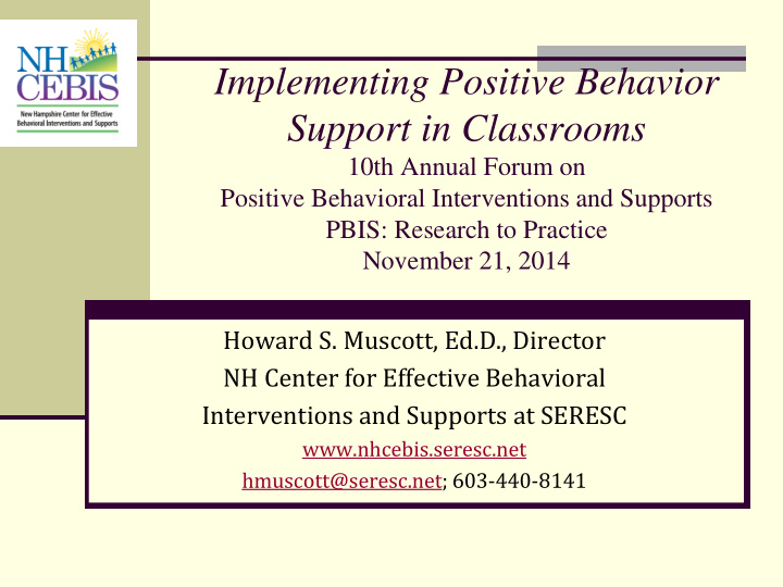 nh center for effective behavioral interventions and
