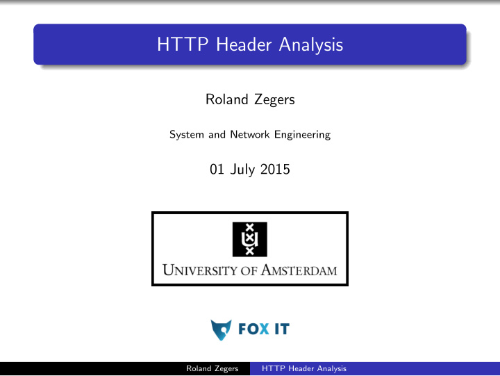 http header analysis