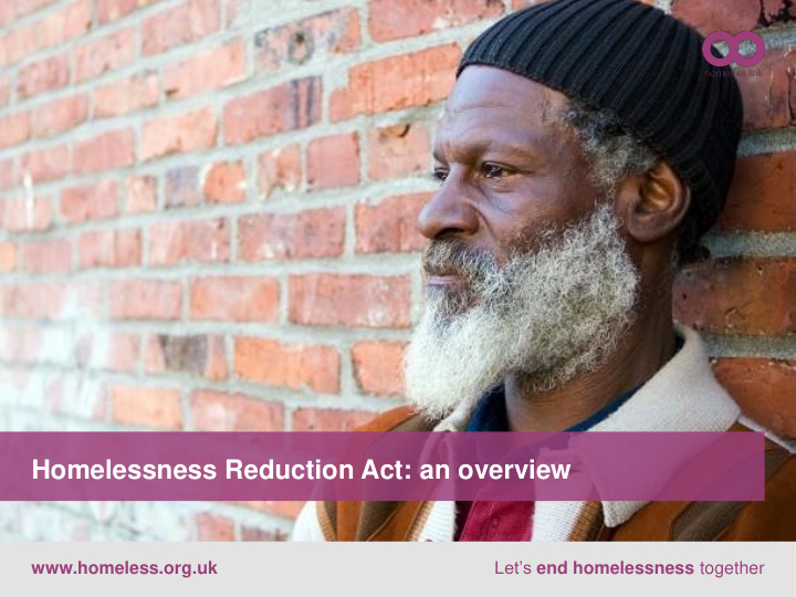 homelessness reduction act an overview