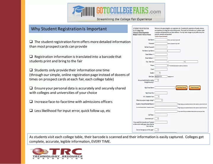 why student registration is important