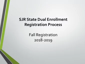 Registration Process  Fall Registration  2018-2019  What are the qualifications to take D.E.