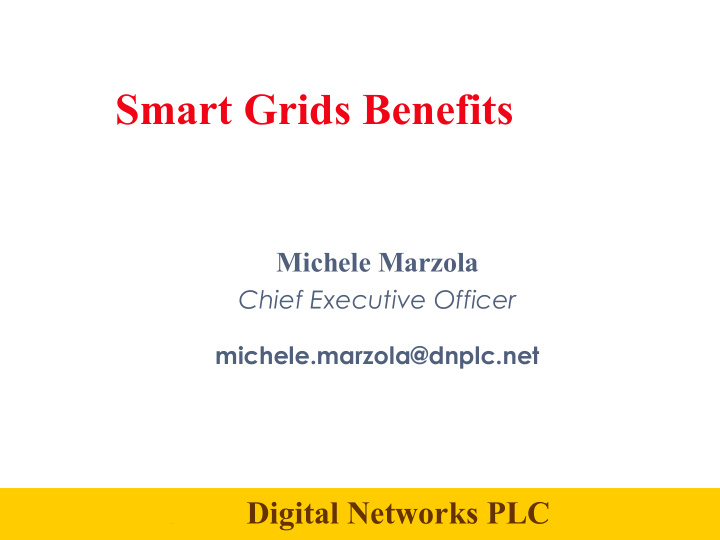 smart grids benefits