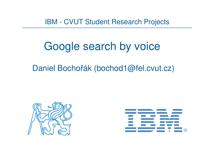 google search by voice