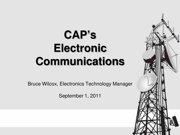 cap s electronic communications