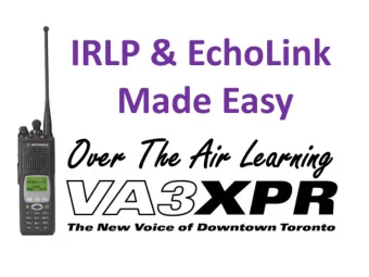 Todays  agenda    What  is  IRLP?    How  to  use  IRLP?