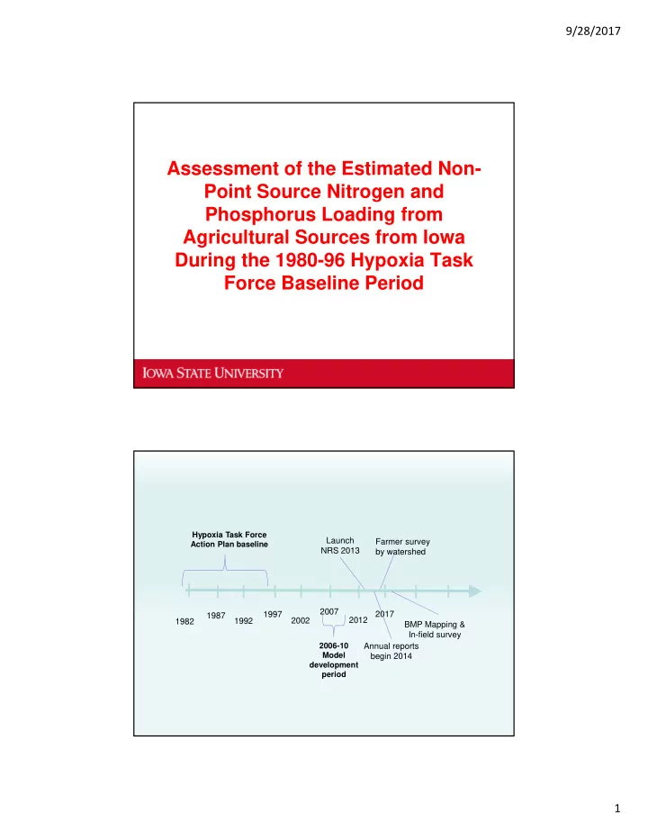 assessment of the estimated non point source nitrogen and