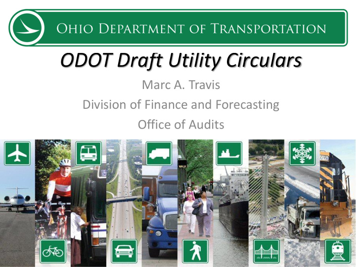 odot draft utility circulars