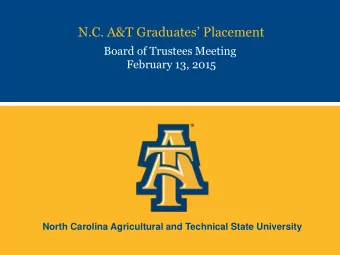 North Carolina Agricultural and Technical State University  North Carolina Agricultural and