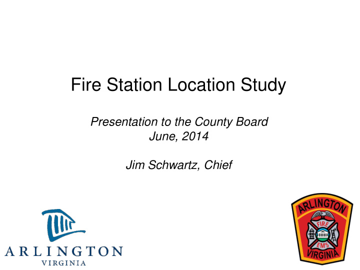 fire station location study