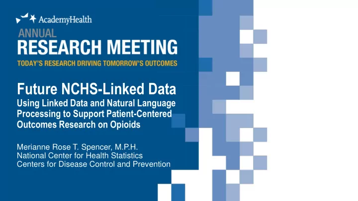 future nchs linked data