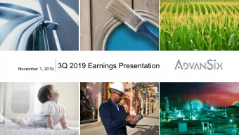 3Q 2019 Earnings Presentation  November 1, 2019  Forward Looking Statements  2  This presentation