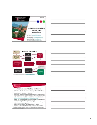 1  Tips for Successful Proposals  Read the RFP!!! (Request for Proposal)  Also referred to as