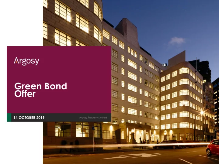 green bond offer