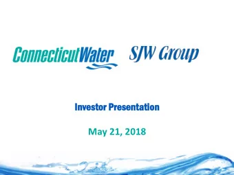 Forward Looking Statements  This document contains forward-looking statements within the meaning of