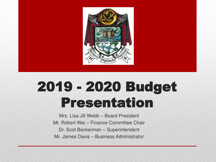 2019 2019 2020 b 2020 budget udget