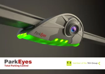 COMPANY PROFILE  TELECOM SOLUTIONS ParkEyes is a technology company that started its  195  business