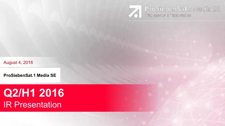 q2 h1 2016