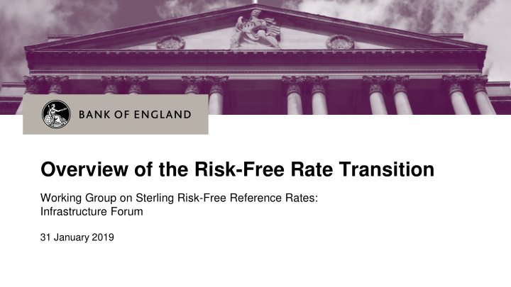 overview of the risk free rate transition