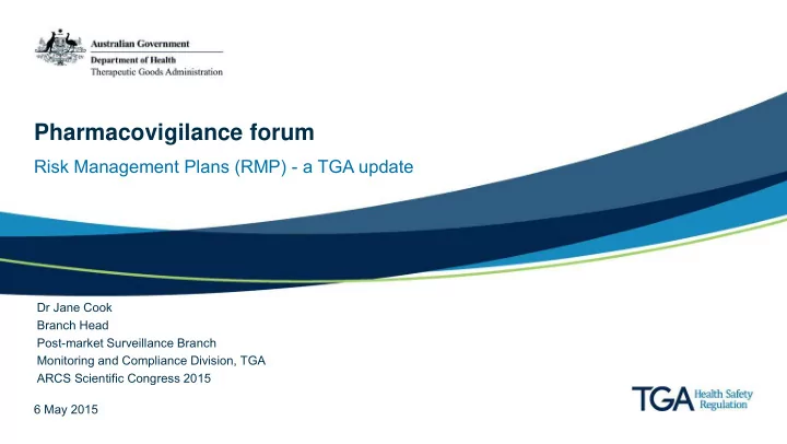 pharmacovigilance forum