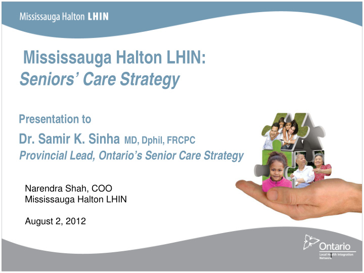 mississauga halton lhin seniors care strategy