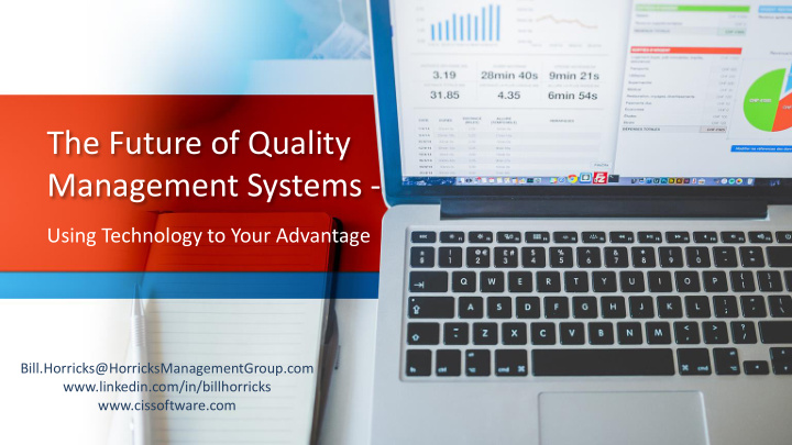 the future of quality management systems