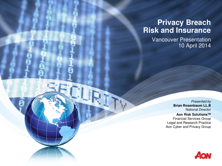 privacy breach risk and insurance