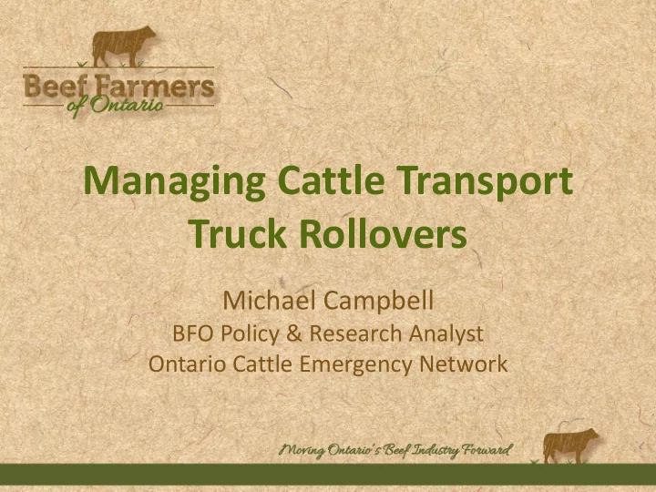truck rollovers