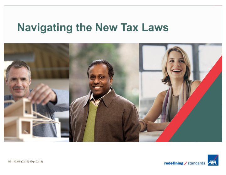 navigating the new tax laws