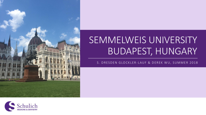 semmelweis university