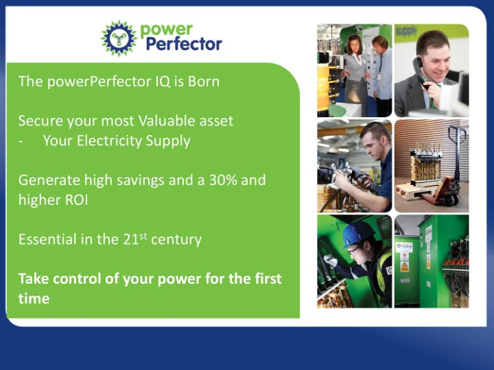 generate high savings and a 30 and