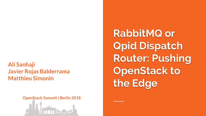 rabbitmq or qpid dispatch router pushing